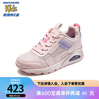 Skechers斯凯奇糖果鞋儿童气垫缓震休闲鞋UNO系列女童时尚运动鞋310553L 浅粉色/LTPK 36码