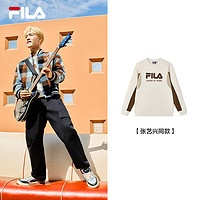 FILA 斐乐 套头卫衣男2024春季新款长袖休闲运动上衣