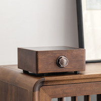 大梦造物胡桃木电陶炉煮茶器玻璃烧水壶家用室内小型电热茶炉套装围炉煮茶 胡桃木电陶炉 900ml