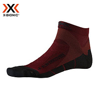 X-SOCKS 中性男女款压缩袜跑步探索系列运动袜 户外日常徒步 XBIONIC 男女款 深宝石红/猫眼黑 39-40