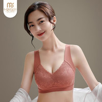 莫代尔2件美背文胸运动内衣女无痕胸罩聚拢网红蕾丝透气无钢圈背心式