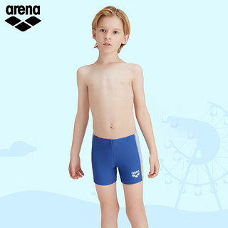 阿瑞娜（arena）游泳裤青少年男童泳衣泳裤纯色高弹儿童平2024年 藏青色（NVY） 145-155(12-13岁)