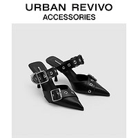 URBAN REVIVO2024春季新款女士时尚潮酷UAWS40022 