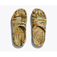 HOKA ONE ONE男女拖鞋缓冲厚度时尚休闲运动户外沙滩凉拖柔软稳定1126856 CELERY ROOT/GOLDEN LIC 4