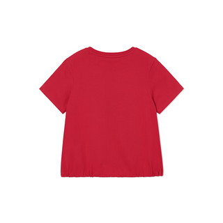 AIGLE【龙年系列】艾高短袖T恤24春夏SILVADUR抗菌速干户外女 红色 AS963 XXL
