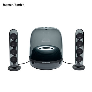 哈曼卡顿 Harman/Kardon）蓝牙音箱 低音炮 水晶4代SoundSticks4黑色
