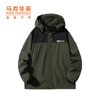 马克华菲 男女款户外单层冲锋衣