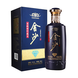 金沙回沙酒 盛世珍藏 酱酒 贵州酱香型白酒 53%vol 500mL 1瓶