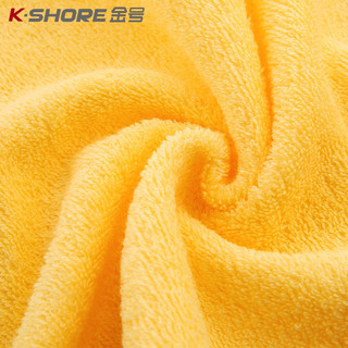 【嗨放派冠名品牌】金号 KINGSHORE纯棉毛巾A类纯棉儿童毛巾 小毛巾洗脸全棉软 长绒棉卡通孩子长方形宝宝擦脸面巾 T1055红1条