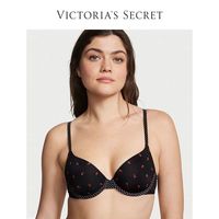 VICTORIA'S SECRET 维密 蕾丝3/4罩杯厚模杯上托聚拢文胸内衣