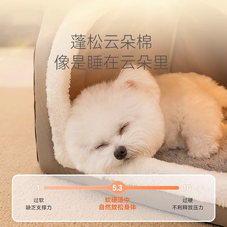 hipidog 嬉皮狗 狗窝四季通用大中小型犬猫窝半封闭式猫咪躲避屋秋冬保暖宠物睡觉