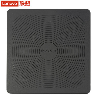 Lenovo 联想 8倍速 USB2.0 外置光驱 DVD刻录机 移动光驱 黑色 TX708（USB+Type-C双接口） 全国联保