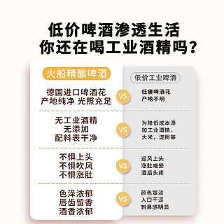 火船精酿啤酒原浆无添加kk无工业酒精青岛礼盒年货混合味 红啤原浆 1L 1瓶 【2斤】