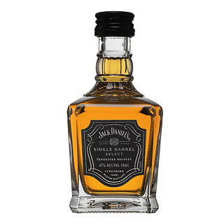 杰克丹尼（Jack Daniels）美国田纳西州调和型威士忌单桶 50ml