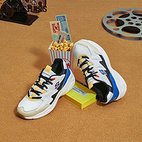 斯凯奇（Skechers）老爹鞋夏季复古厚底熊猫鞋透气休闲鞋舒适运动鞋 896041-WMLT 白色/多彩色 36