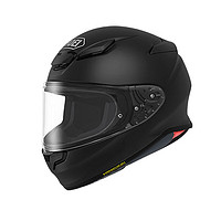 SHOEI Z8日本原装进口新款摩托车头盔防雾街道纯色骑行全盔素色 MATT BLACK （哑黑） S