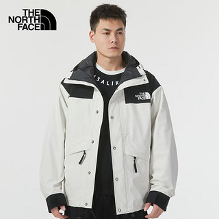 The North Face北面1986外套男复刻ICON款春季户外登山服透气防水防风冲锋衣 5J5NQLI/米白色/拍小一码 2XS