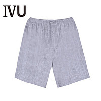 IVU 爱友 安莉芳旗下IVU男士棉麻五分裤薄款系带家居睡裤可外穿UL0126