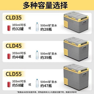 冰虎车载冰箱车家两用35升45升55升大货车24V12V220V压缩机制冷冻