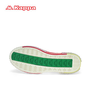 KAPPA卡帕经典帆布鞋子男女同款2024春季百搭滑板鞋运动休闲鞋 KPCTFVS86-024S 35