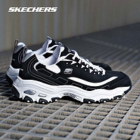 SKECHERS 斯凯奇 男鞋经典熊猫鞋春季新款男士休闲鞋户外运动鞋复古老爹鞋