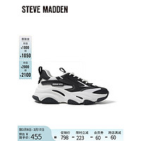 史蒂夫·马登 STEVE MADDEN/思美登时尚休闲厚底老爹鞋女 POSSESSION-E POSSESSION-E黑白色 34