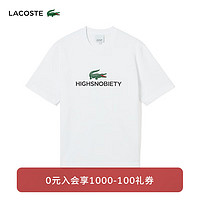 LACOSTE法国鳄鱼男女同款24新款时尚百搭T恤TH9420 001/ 