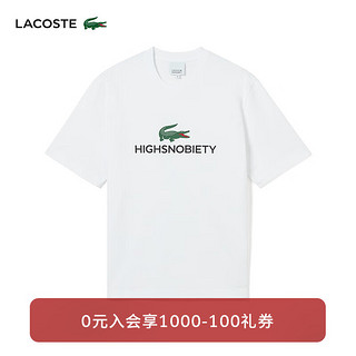 LACOSTE法国鳄鱼男女同款24新款时尚百搭T恤TH9420 001/ 