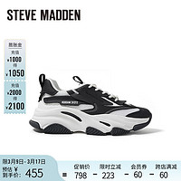 STEVE MADDEN/思美登时尚休闲厚底老爹鞋女 POSSESSION-E POSSESSION-E黑白色 36