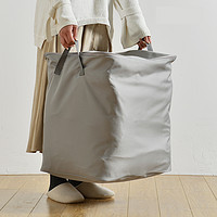 BELO 百露 棉被收纳袋衣服整理袋家用装被子的袋子行李搬家打包袋 竖款灰色