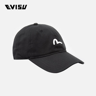 EVISU   小海鸥刺绣鸭舌帽2ESHTU2HT880XXCT 黑色 F