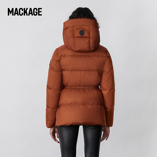 MACKAGE 摩登专致-女士 FREYA金属光泽帽羽绒时尚保暖羽绒外套 香槟色 XS