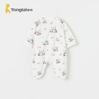童泰（TONGTAI）婴儿连体衣夏季0-6个月宝宝衣服新生儿蝴蝶衣家居服内衣哈衣
