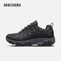 SKECHERS 斯凯奇 男鞋舒适耐磨休闲鞋户外运动鞋复古厚底增高老爹鞋 44