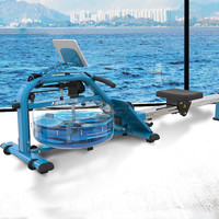 迈宝赫 划船机家用水阻实木双轨划船器 顺畅方便收纳器材器械 -魅海蓝-请勿单拍-7天发货 -魅海蓝-请勿单拍-7天发货