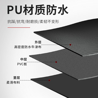 佳之钓鱼竿包渔具包双层防水硬壳鱼杆包多功能双层鱼包鱼具 蓝色1.25米升级款+双侧包+支架