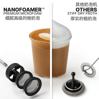 nanofoamer Lithium充电款咖啡打泡器电动手持牛奶搅拌器打奶泡机