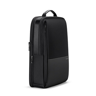 WILLIAMPOLO保罗背包双肩包男大容量出差旅行包商务电脑包书包大 黑色无侧手提15吋