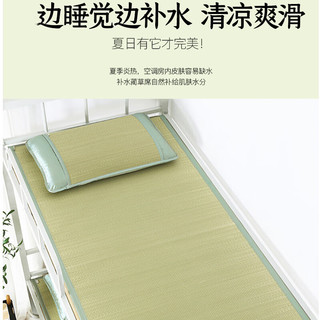 艾薇凉席宿舍草席/藤席夏天凉席藤席单人床席子冬夏两用 蔺草 1.2米