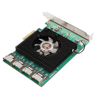 乐扩 SATA3.0扩展卡16口SATA3接口扩展卡磁盘转接卡PCI-E