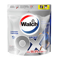 威露士（Walch）9X除菌洗衣凝珠 衣物除螨虫洗衣珠机洗家用洗衣球补充装 袋装34粒（运动）