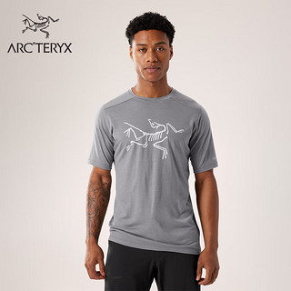 ARC'TERYX 始祖鸟 ARC’TERYX始祖鸟 IONIA MERINO WOOL LOGO 透气 男子 羊毛短袖T恤 Void/空间灰 M