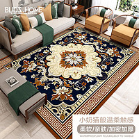 布迪思 BUDISI地毯客厅卧室北欧复古轻奢高级感仿羊绒长毛沙发茶几床边毯可 赋予-09【FYR】 180*250CM