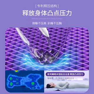 翼眠深睡格子床垫TPE材质防螨防水单双人家用舒适透气厚款1.5m×2m 1.5*2米（京东物流配送）