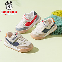 88VIP：BoBDoG 巴布豆 儿童鞋秋季运动板鞋男女童幼儿园小白鞋宝宝鞋子DE871032