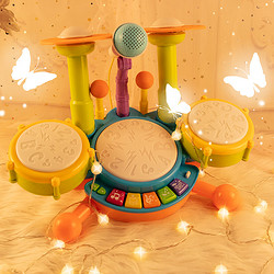YiMi 益米 灵动宝宝儿童玩具架子鼓初学者多功能乐器爵士鼓男女孩3-4-6岁生日礼物