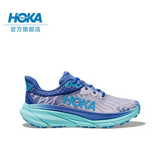 HOKA ONE ONE男女款春夏挑战者7全地形款跑鞋CHALLENGER 7户外缓震防滑 苍青色/星空色-女 38 【】苍青色/星空色-女