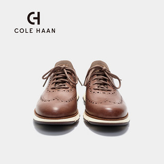 colehaan/歌涵 男鞋牛津鞋 24年春季布洛克雕花休闲皮鞋男C38898 深褐色-C38898 44