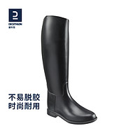 DECATHLON 迪卡侬 女士马术靴 37371 黑色 37