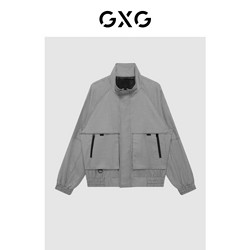 GXG 工装风夹克春季新品设计师款时尚口袋冷淡风外套
